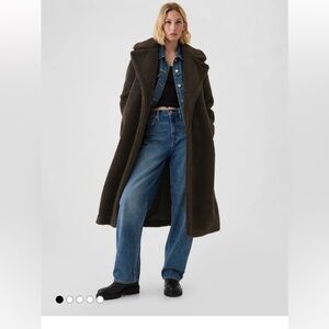 NWOT Gap Chocolate brown Teddy Jacket